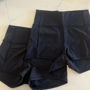 Lululemon 2.5 inch Spandex Shorts